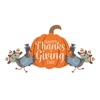 Happy Thanksgiving Day Sticker