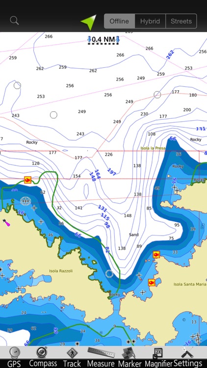 Strait of Bonifacio GPS Chart screenshot-3
