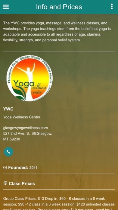 Glasgow Yoga Wellness Center screenshot 2