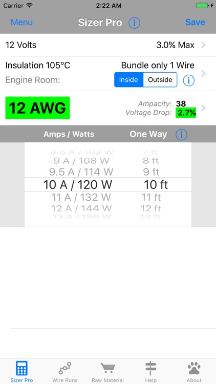 DC Wire Sizer screenshot-0