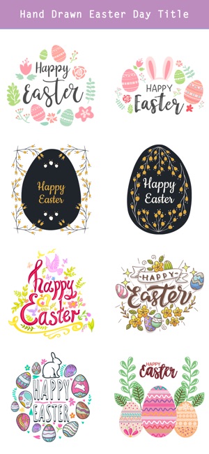 Hand Drawn Easter Day Stickers(圖4)-速報App