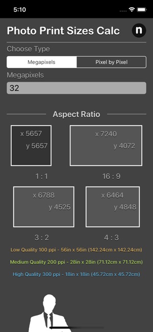 Photo Print Sizes Calculator(圖5)-速報App