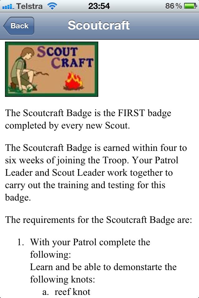 Scout Record Book screenshot 2