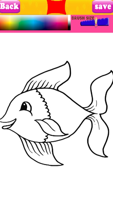 Animal Fish Coloring Book screenshot 3