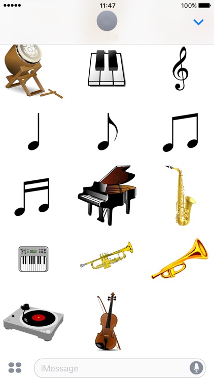 Musical Instruments Stickers
