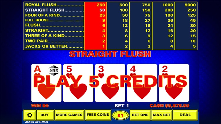Video Poker - Casino Style screenshot-2
