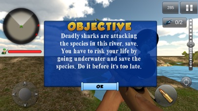 Underwater Shark Hunter Sim 3D screenshot 2