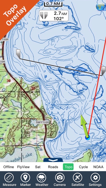 Minnesota Lakes Fishing Charts screenshot-3