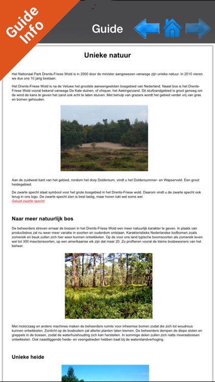 Drents-Friese Wold National Park GPS Map Navigator