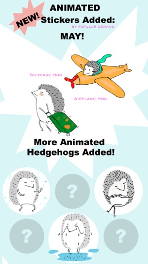 Mr. Hedgehog Animated Stickers(圖6)-速報App