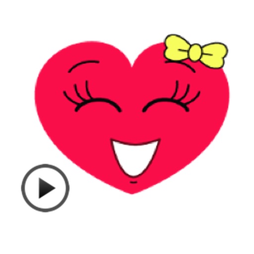 Moving Heart in Love Lovemoji icon