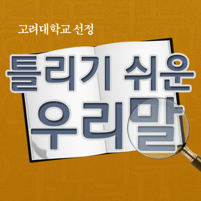 고려대 선정 틀리기 쉬운 우리말