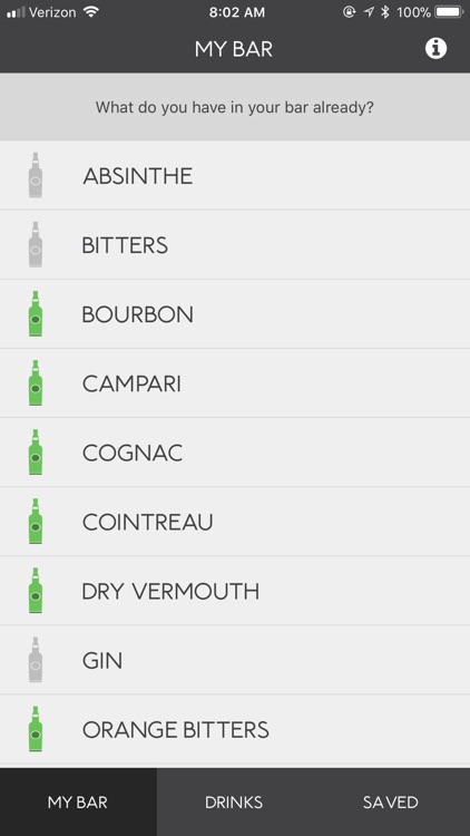 Barback Cocktails