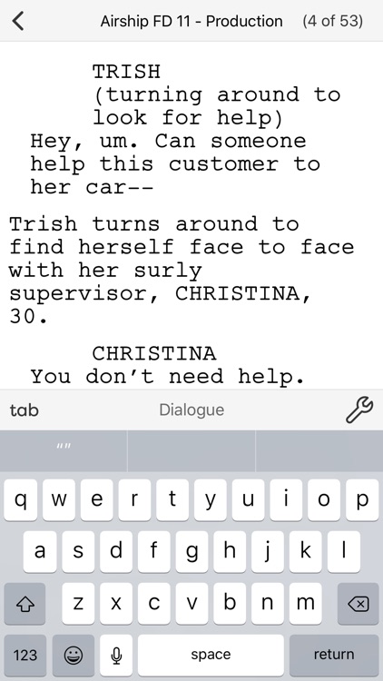 Final Draft Mobile screenshot-0