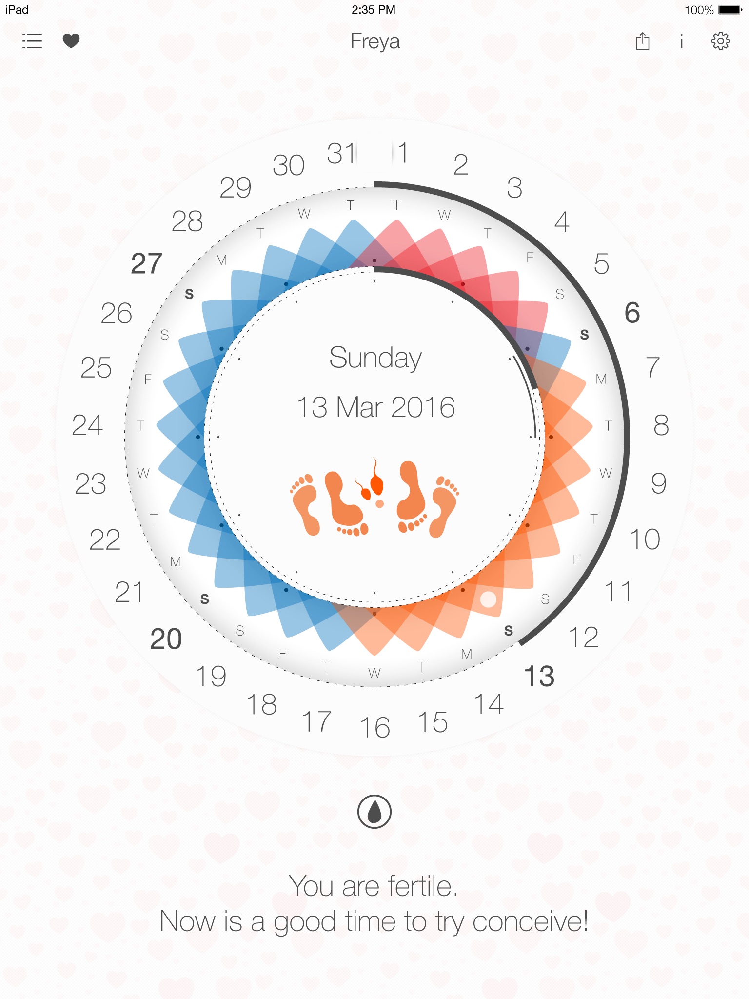 Period tracker • Freya screenshot 3