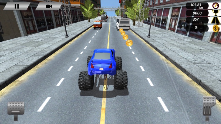 Highway Traffic Monster Truck screenshot-3