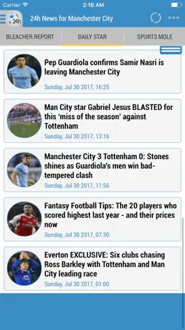 Game screenshot 24h News for Manchester City mod apk