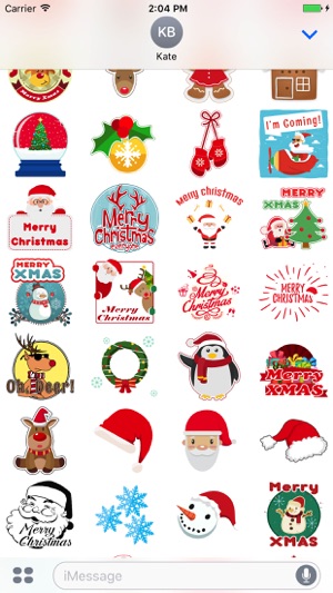 Merry XMAS Fantasy Stickers