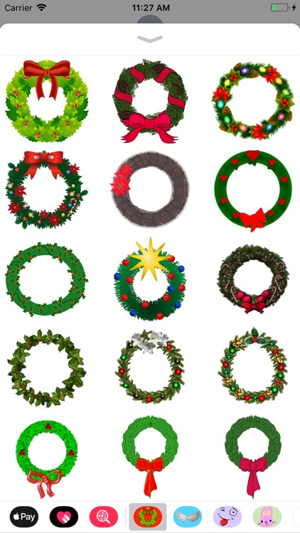 My Christmas Wreath Stickers