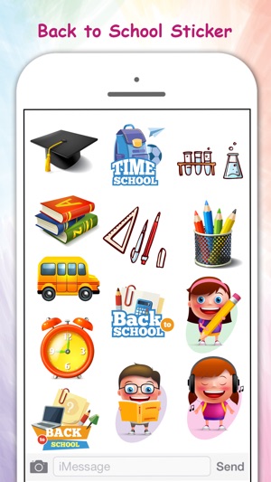 Back to School Stickers for iMessage(圖2)-速報App