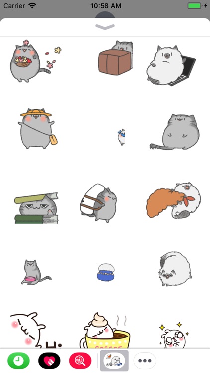 Animated Cat and Bunny Sticker