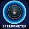 A speedometer or a speed meter is a gauge that measures and displays the instantaneous speed of a vehicle