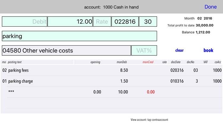 Accounting for iPad & iPhone