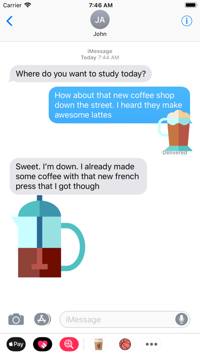 The Coffee Sticker Packのおすすめ画像1