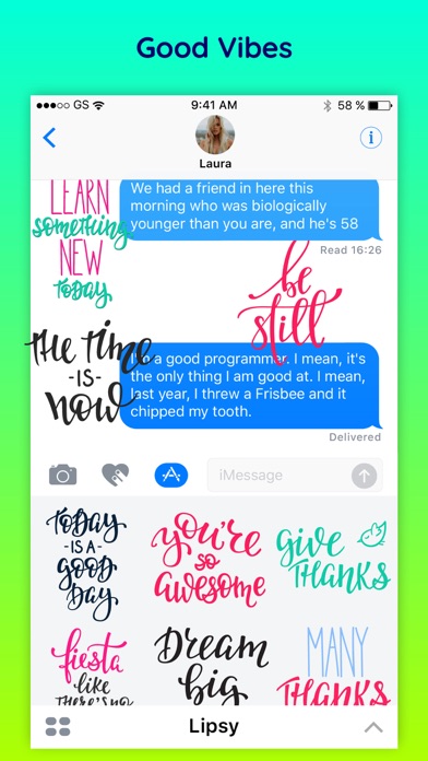 Motive - Inspirational Quotes & Text Chat Stickers screenshot 2