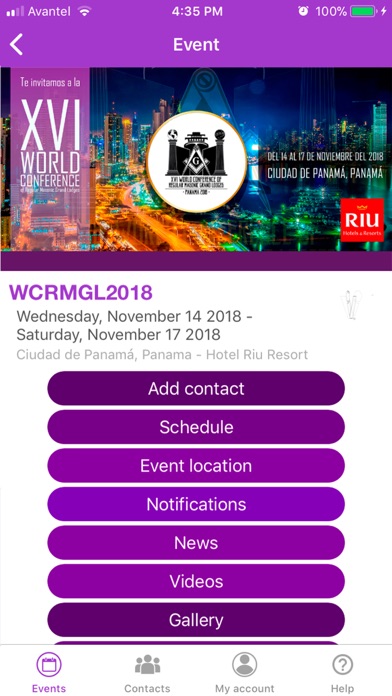 WCRMGL2018 screenshot 2