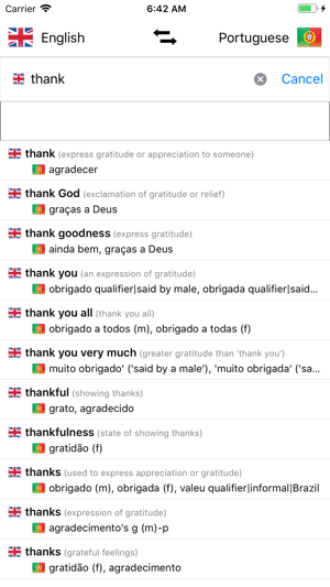 Portuguese/English Dictionary(圖3)-速報App