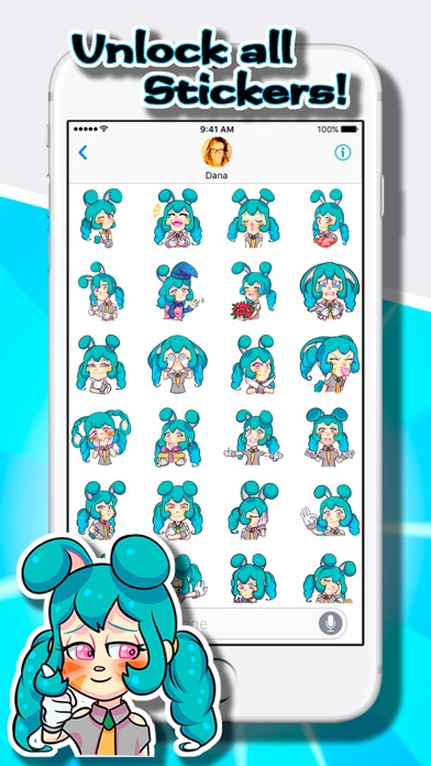 Love Stickers: Pretty Bonnie screenshot 2