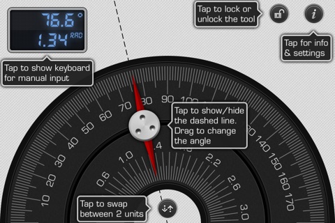 Protractor 1: Angle Converter screenshot 2