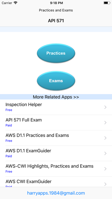 API 580 Practice screenshot 2