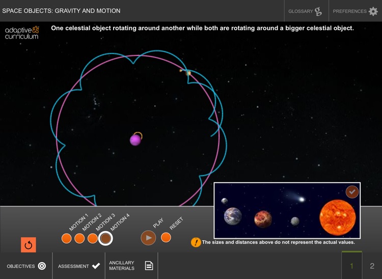 Space Objects: Gravity&Motion