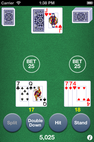 Blackjack 21 Classic Pro screenshot 2