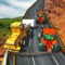 Drive your Heavy duty cargo tractor to transport goods on hill climbing paths and roads and enjoy off-road driving journey