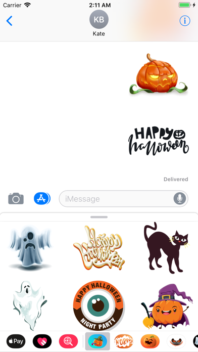 Happy Halloween Weird Sticker screenshot 2