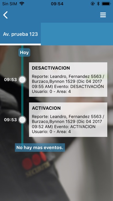 Securitas App screenshot 3