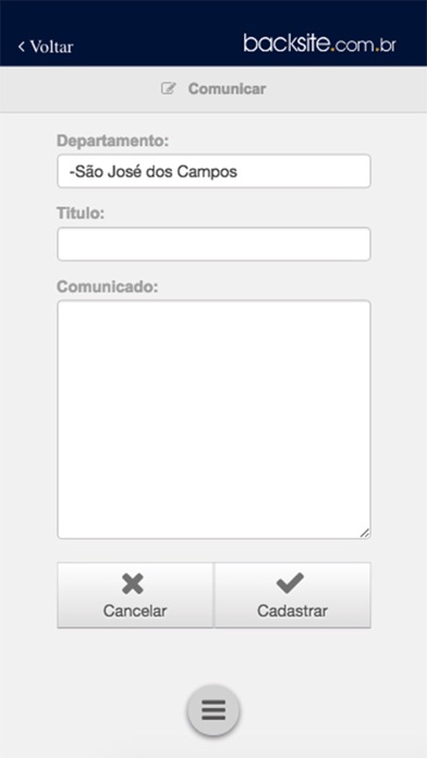 Comunicado Backsite screenshot 2