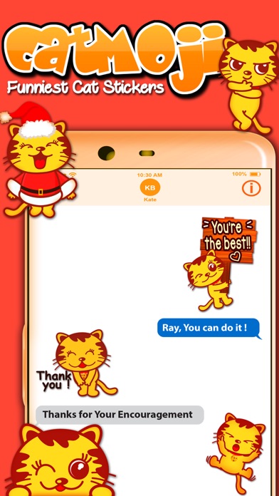 CatMoji Funniest Cat Stickers screenshot 2