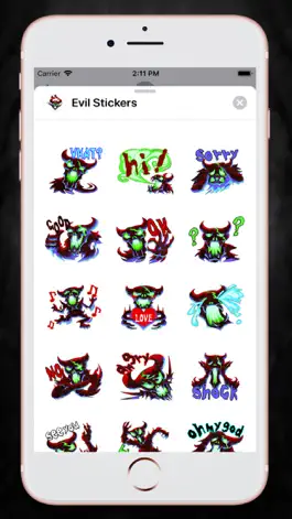 Game screenshot Scary Evil Stickers apk