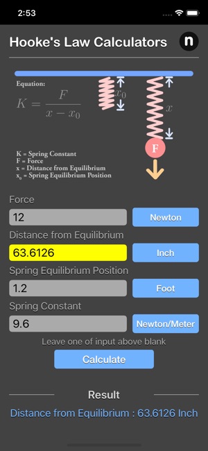 Hooke Law Calculator(圖8)-速報App