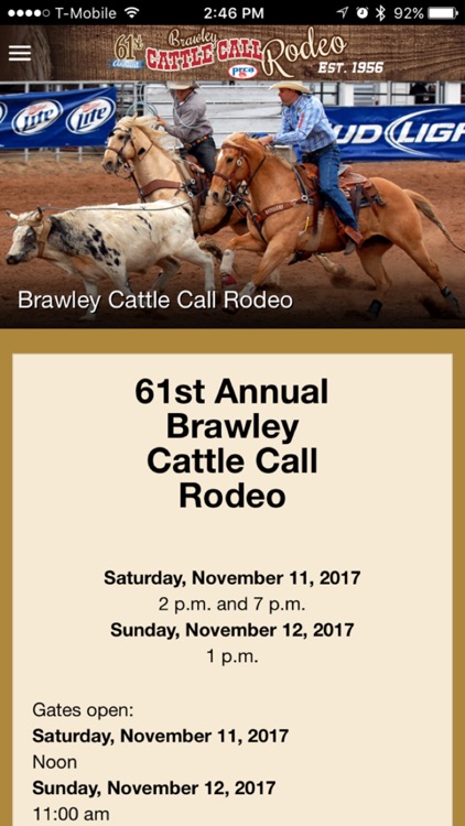 Brawley Cattle Call Rodeo