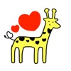 Cute Giraffe To Reply Sticker
