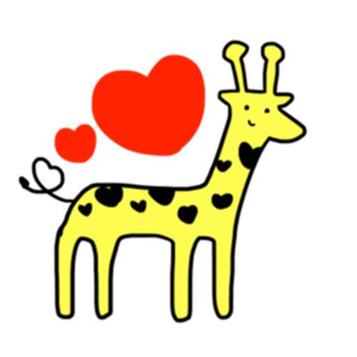 Cute Giraffe To Reply Sticker icon