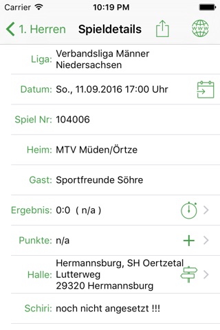 SuS Oberaden Handball screenshot 3