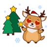 Christmas Reindeer Sticker