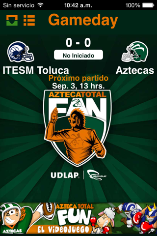 UDLAP Azteca Total Fan screenshot 2