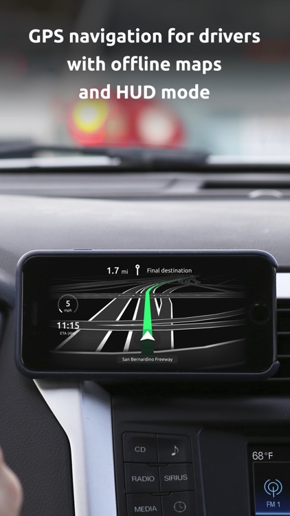 HUDWAY Go — Offline GPS Navigation & Maps with HUD